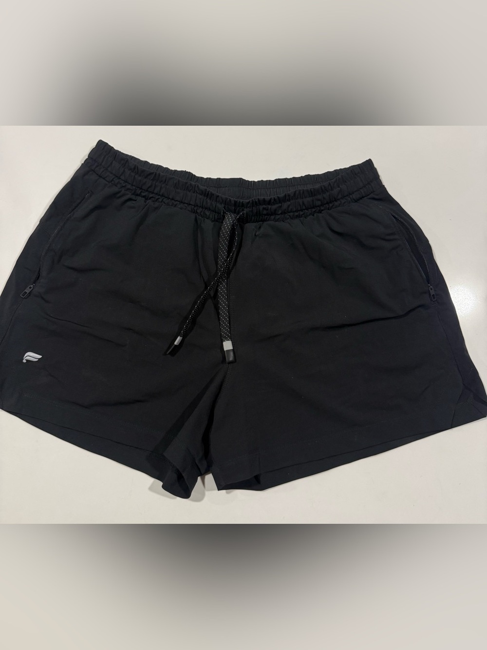 Fabletics Black Women’s Elastic Waist Drawstring Shorts